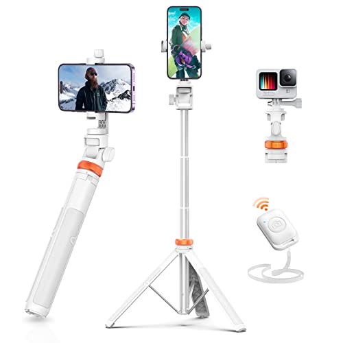 62" Tripod for iPhone, Newest Selfie Stick